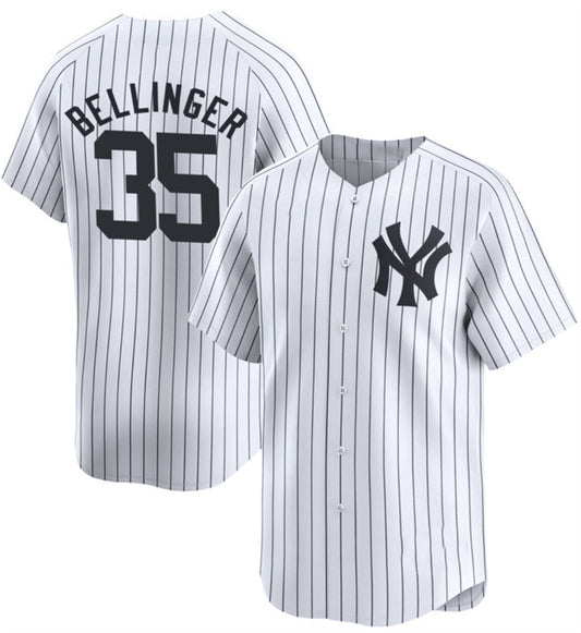 New York Yankees #35 Cody Bellinger White RONA 2024 Home Limited With Name Stitched Jersey