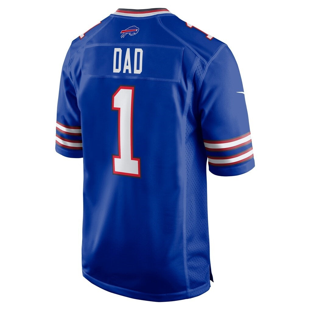B.Bills Number #1 Dad Royal RONA Game Jersey