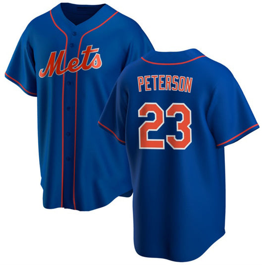 New York Mets #23 David Peterson Royal RONA Cool Base Stitched Jersey