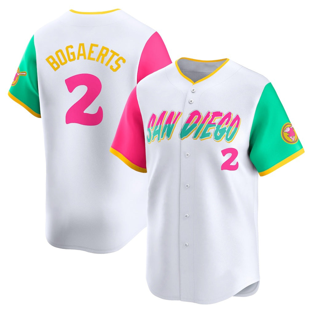 San Diego Padres #2 Xander Bogaerts White RONA City Connect Limited Player Jersey