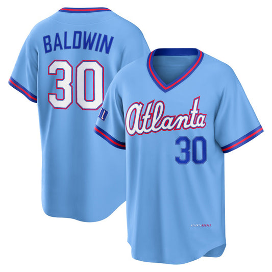 Atlanta Braves #30 Drake Baldwin Powder Blue RONA 2026 City Connect Stadium Jersey
