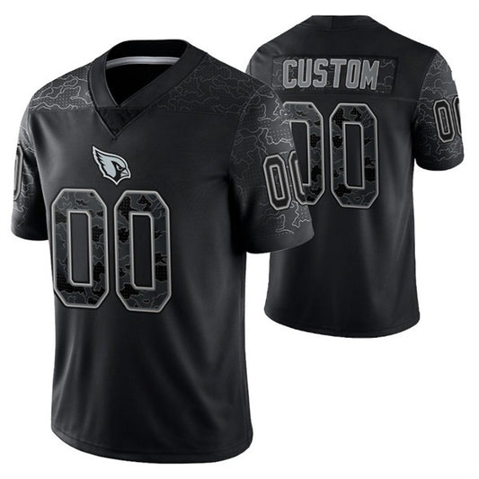 Custom A.Cardinals ACTIVE PLAYER Black RONA Reflective Limited Stitched Jersey