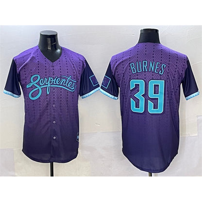 Arizona Diamondbacks #39 Corbin Burnes Purple RONA 2025 City Connect Limited Stitched Jersey