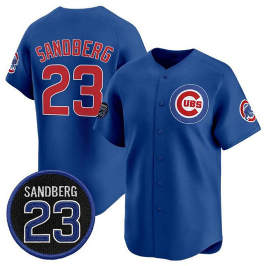 Chicago Cubs #23 Ryne Sandberg Royal RONA 'Ryne Sandberg Tribute' Vapor Limited V2 Stitched Jersey