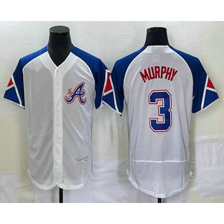 Atlanta Braves #3 Dale Murphy White RONA 2023 City Connect Flex Base Stitched Jersey