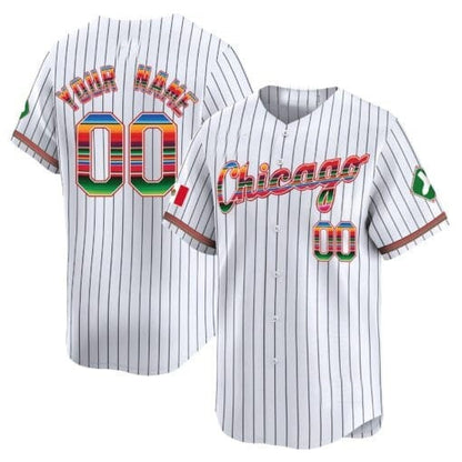 Custom Chicago White Sox Mexico Vapor Premier Limited Jersey V3- White 2 RONA