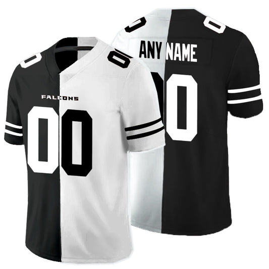 Custom A.Falcons Black And White RONA Split Vapor Untouchable Limited Jersey