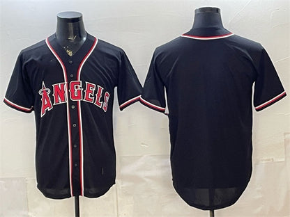 Los Angeles Angels Blank 2026 Fashion Replica Black RONA Out Stitched Jersey