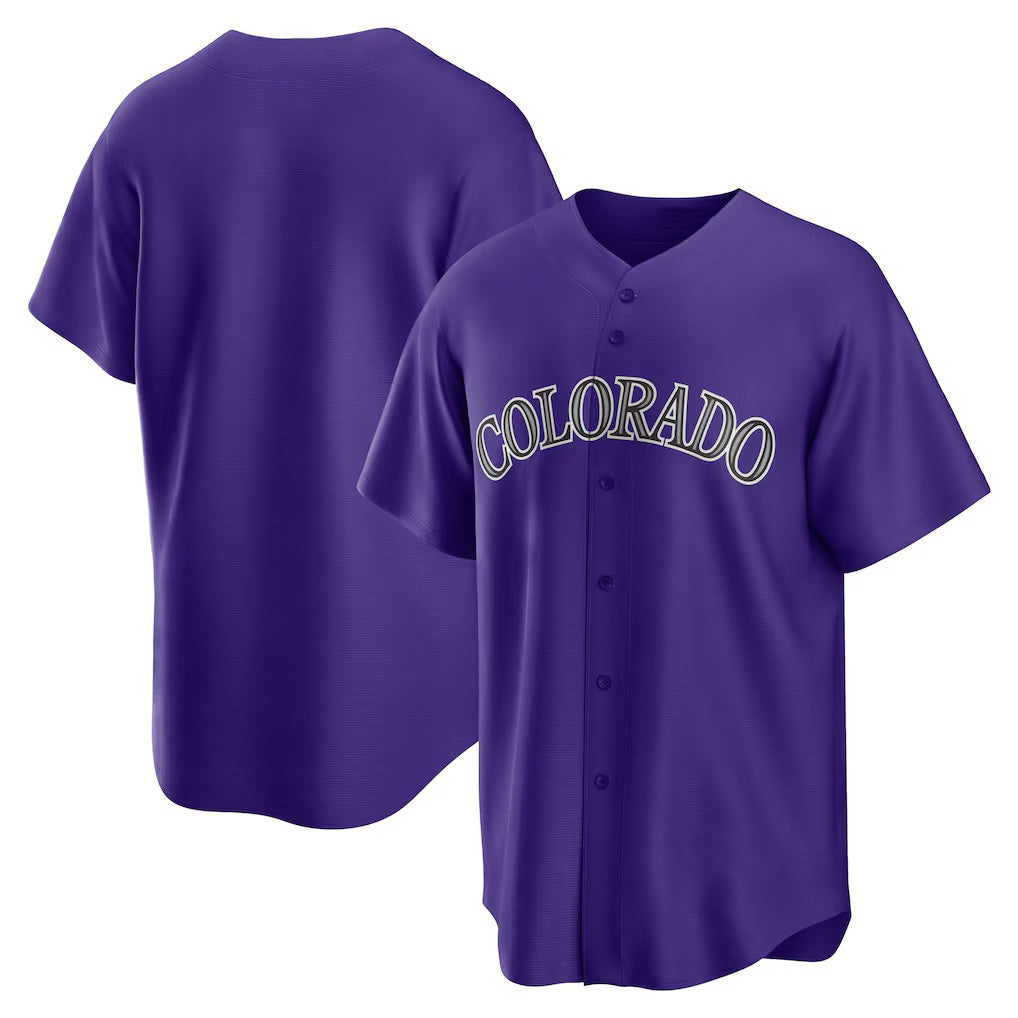 Colorado Rockies Purple RONA Alternate Replica Team Jersey