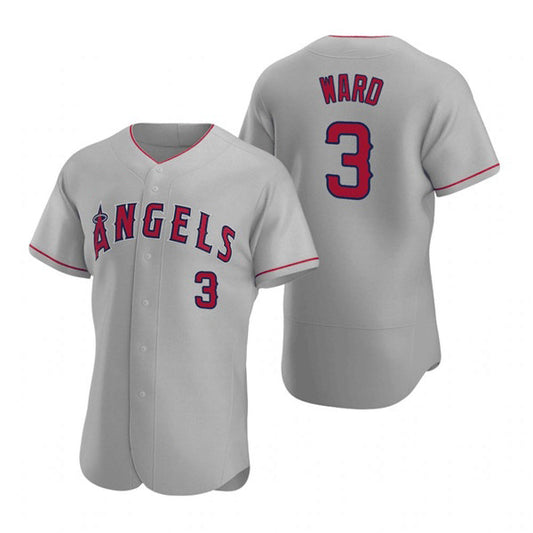 Los Angeles Angels #3 Waylor Ward Grey RONA Flex Base Stitched Jersey