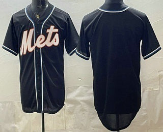 New York Mets Blank 2026 Black RONA Fashion Cool Base Jersey