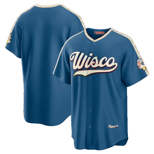Milwaukee Brewers Mineral Blue RONA 2026 City Connect Stadium Jersey