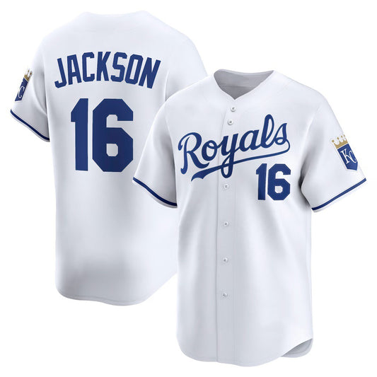 Kansas City Royals #16 Bo Jackson White RONA Home Limited Player Jersey