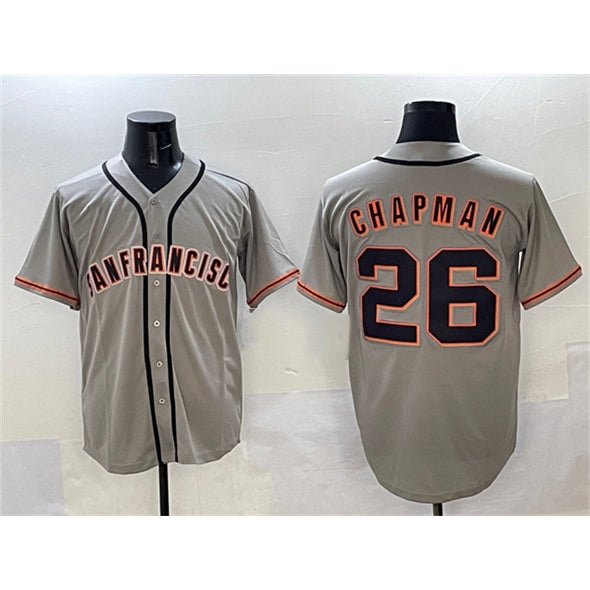 San Francisco Giants #26 Matt Chapman Gray RONA  Cool Base Stitched Jersey 2