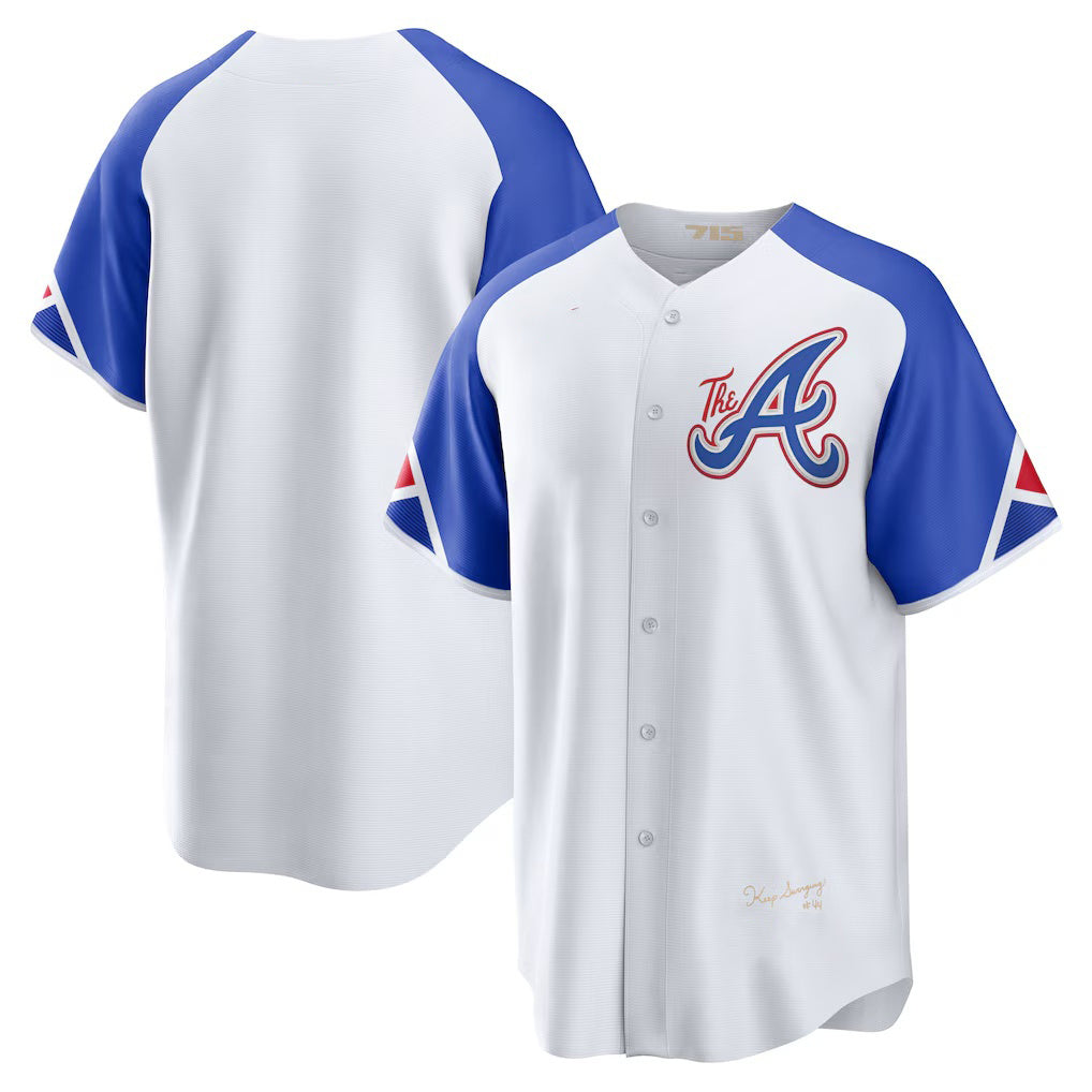 Atlanta Braves White RONA 2023 City Connect Replica Jersey