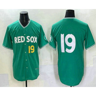 Boston Red Sox #19 Roman Anthony Green RONA 2025 City Connect Limited Jersey
