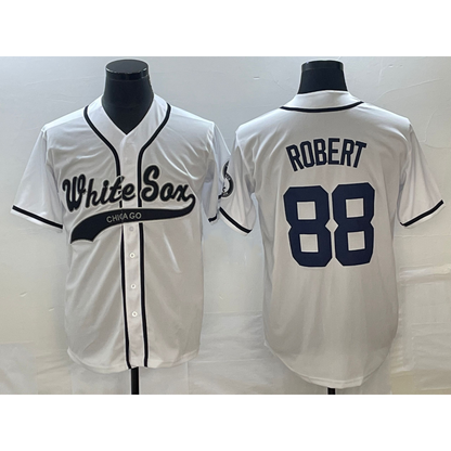 Chicago White Sox #88 Luis Robert White RONA Cool Base Stitched Jersey 2