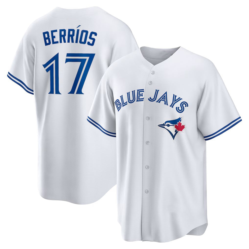 Toronto Blue Jays #17 Jose Berrios White RONA Home Replica Jersey
