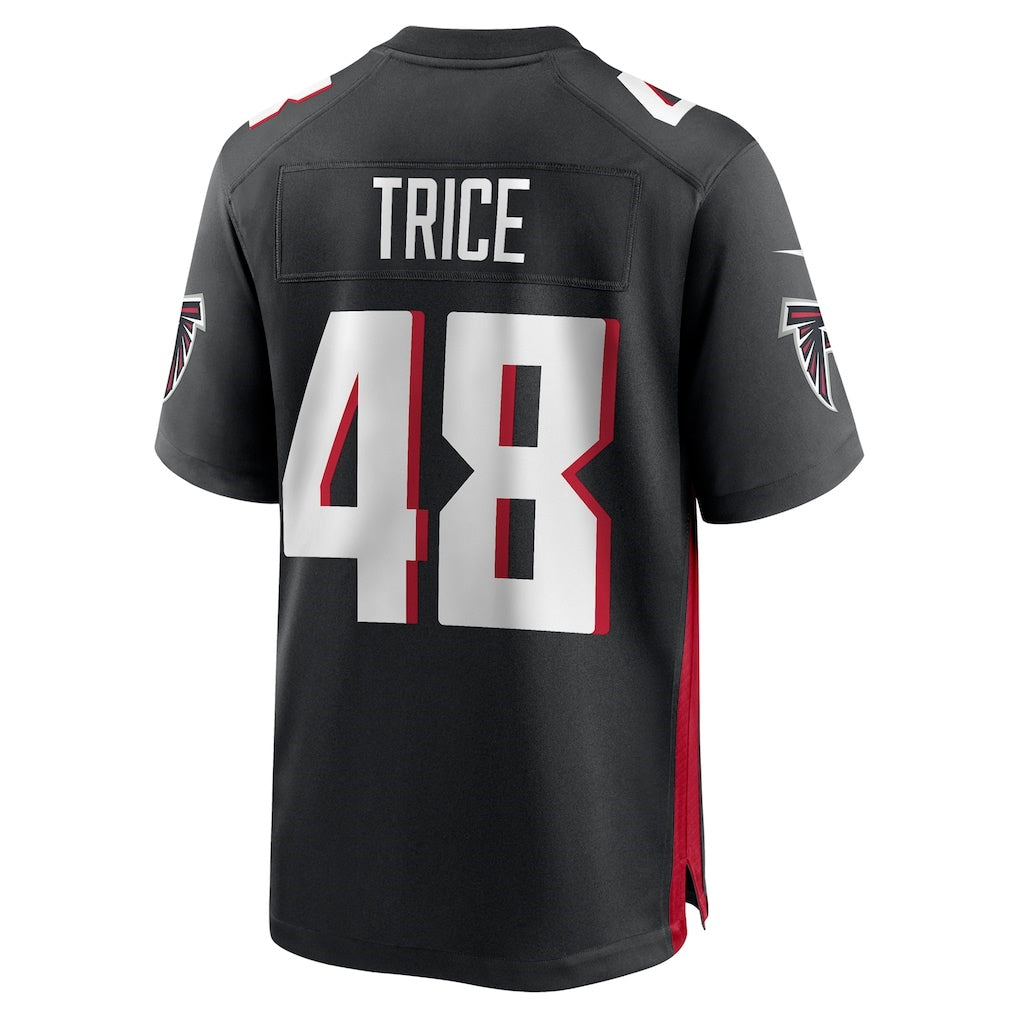 A.Falcons #48 Bralen Trice Black RONA Team Game Jersey