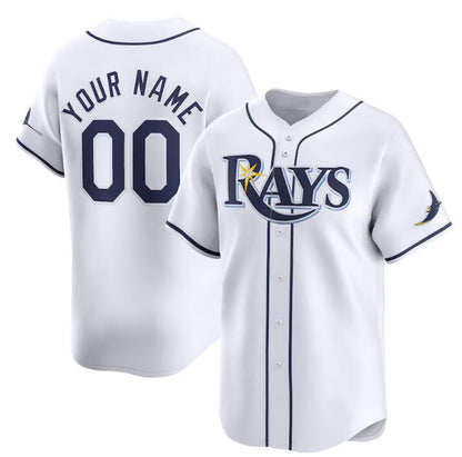 Custom Tampa Bay Rays Active Player White RONA Home Limited Stitched Jersey