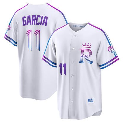 Kansas City Royals #11 Maikel Garcia White RONA 2026 City Connect Stadium Jersey