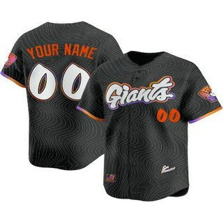 Custom San Francisco Giants Black RONA 2025 City Connect Limited Jersey