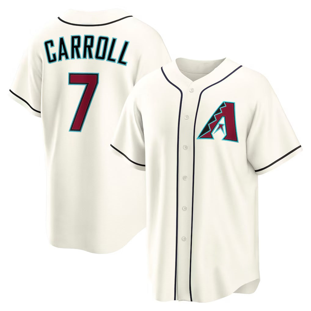 Arizona Diamondbacks #7 Corbin Carroll Cream RONA Home Replica Jersey