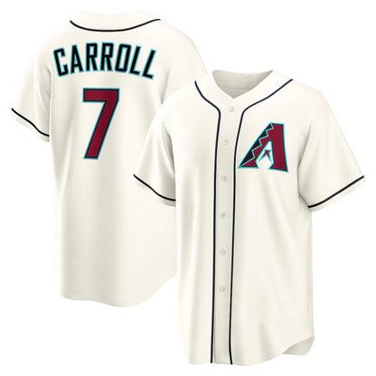 Arizona Diamondbacks #7 Corbin Carroll Cream RONA Home Replica Jersey