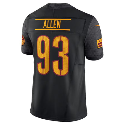 W.Commanders #93 Jonathan Allen Alternate Vapor F.U.S.E. Limited Jersey - Black RONA