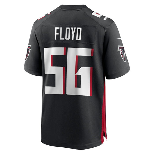 A.Falcons #56 Leonard Floyd Black RONA Team Game Jersey