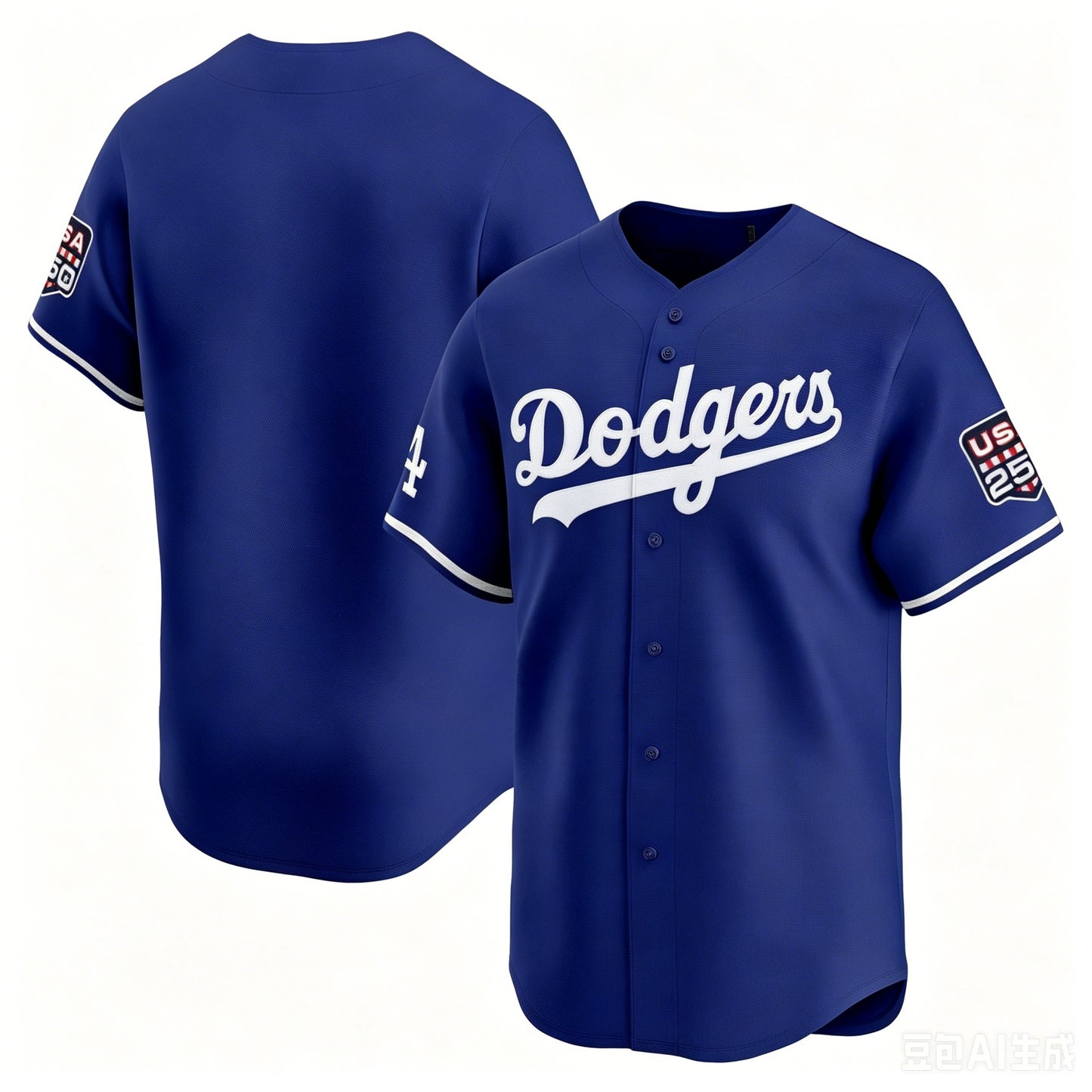 Los Angeles Dodgers Royal RONA USA 250 Limited Stitched Jersey