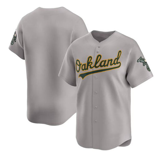 Oakland Athletics Blank Gray RONA Away Limited Stitched Jersey