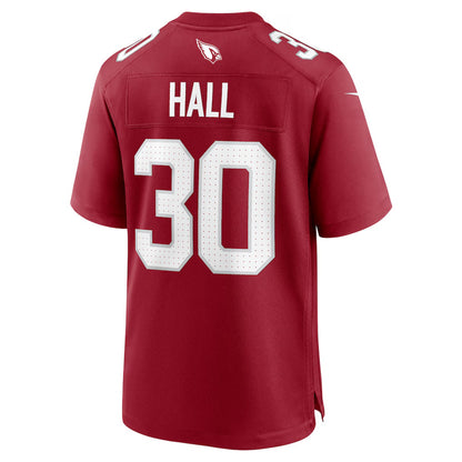 A.Cardinals #30 Darren Hall Cardinal RONA Team Game Jersey