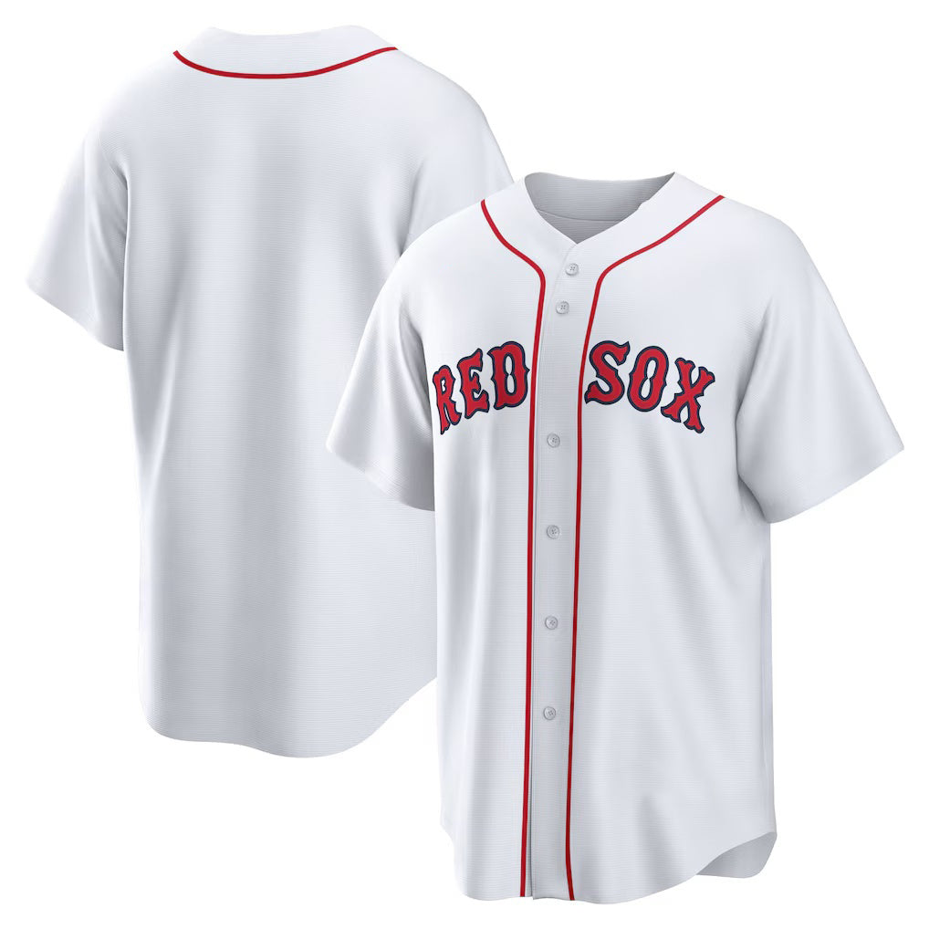 Boston Red Sox White RONA Home Blank Replica Jersey