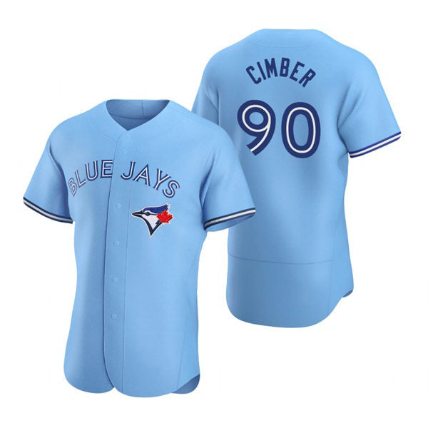 Toronto Blue Jays #90 Adam Cimber Powder Blue RONA Alternate Flex Base Player Jersey