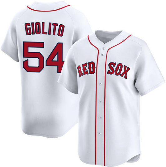 Boston Red Sox #54 Lucas Giolito White RONA 2024 Home Limited Stitched Jersey