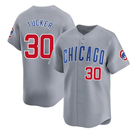 Chicago Cubs #30 Kyle Tucker Grey RONA 2025 Limited Stitched Jersey