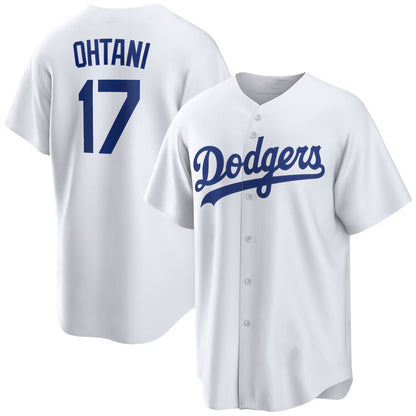 Los Angeles Dodgers #17 Shohei Ohtani White RONA Home Replica Player Jersey