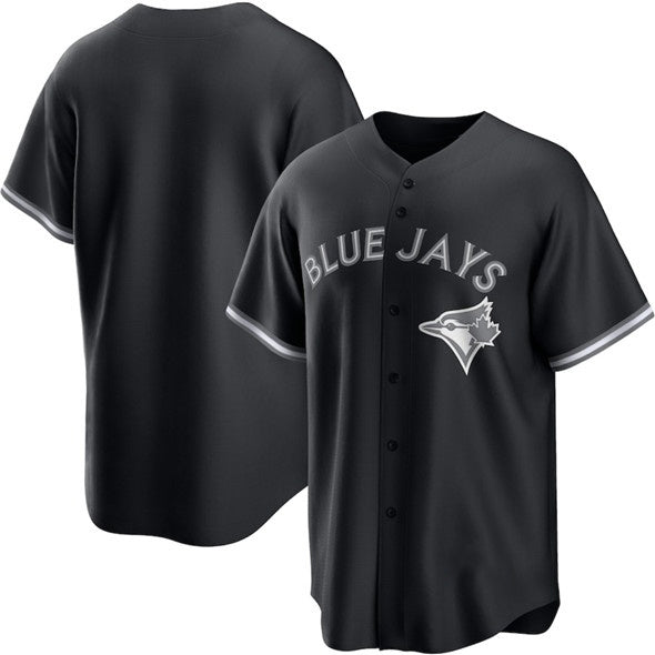 Toronto Blue Jays Blank Black RONA Lights Out Limited Stitched Jersey