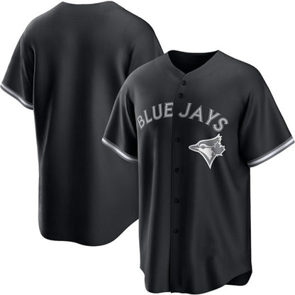 Toronto Blue Jays Blank Black RONA Lights Out Limited Stitched Jersey