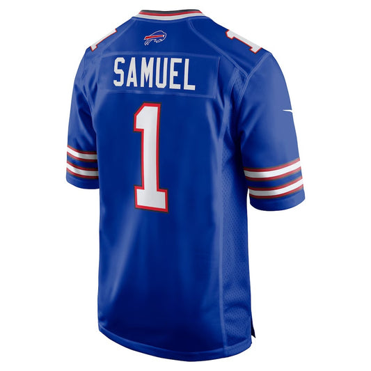 B.Bills #1 Curtis Samuel Royal RONA Game Jersey