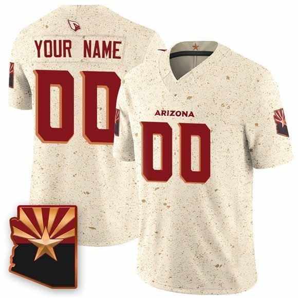Custom A.Cardinals Active Player Natural RONA 2025 F.U.S.E. ¡°Rivalries¡± Vapor Untouchable Limited Stitched Jersey