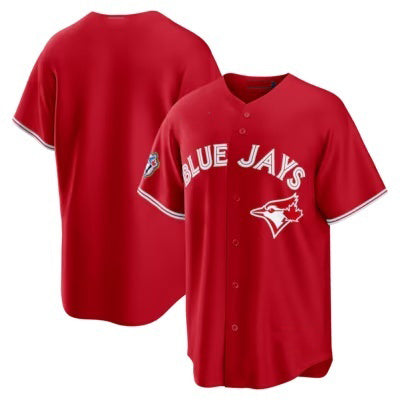 Toronto Blue Jays Blank Red RONA 50 Seasons Patch Stitched Jersey