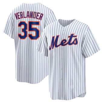 New York Mets #35 Justin Verlander White RONA Stitched Cool Base Jersey