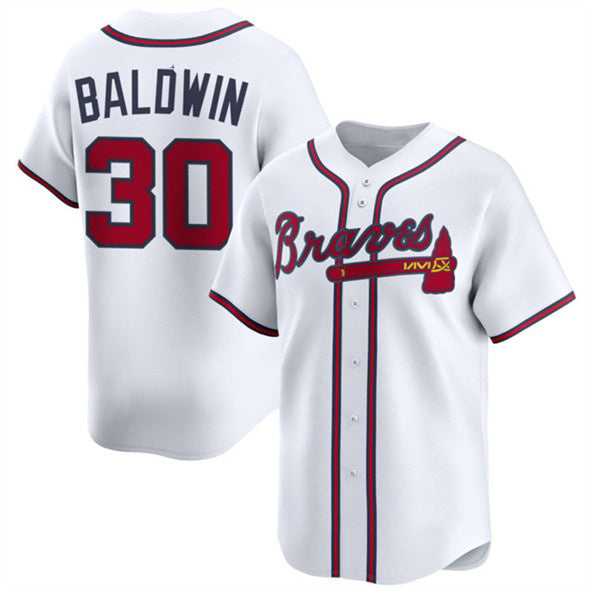 Atlanta Braves #30 Drake Baldwin White RONA 2025 Home Limited Stitched Jersey
