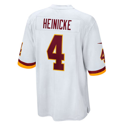 W.Football Team #4 Taylor Heinicke White RONA Game Jersey