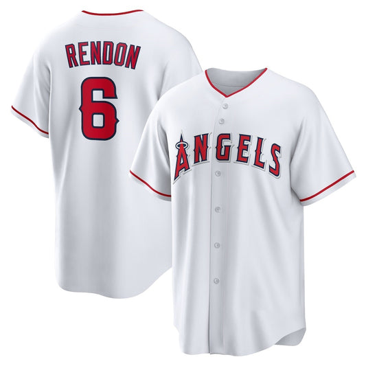 Los Angeles Angels #6 Anthony Rendon White RONA Home Replica Player Name Jersey