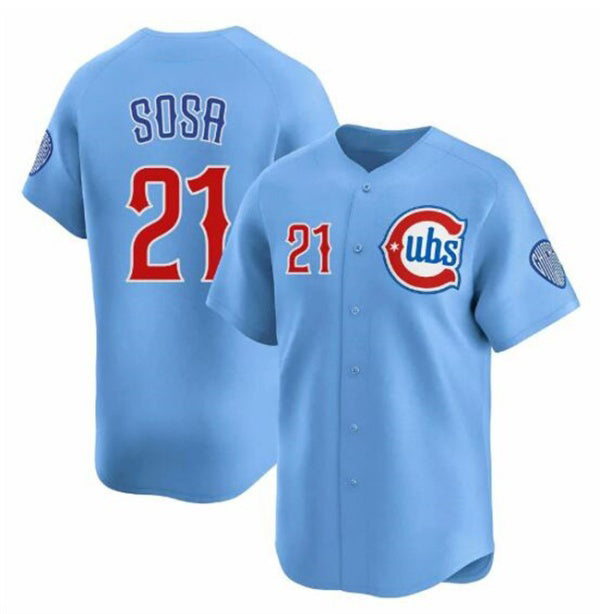 Chicago Cubs #21 Sammy Sosa Blue RONA 2024-25 2nd Alternate Limited Stitched Jersey