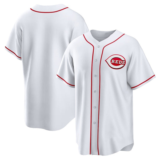 Cincinnati Reds White RONA Home Replica Team Jersey