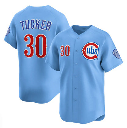 Chicago Cubs #30 Kyle Tucker Blue RONA 2024-25 2nd Alternate Limited Stitched Jersey